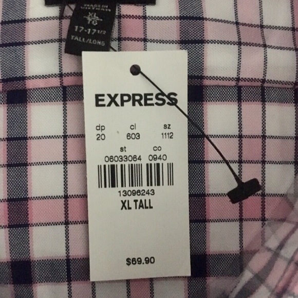 New Men’s XL Express Button down shirt - Picture 2 of 2